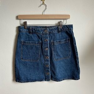 Frank And Oak Jean Skirt
